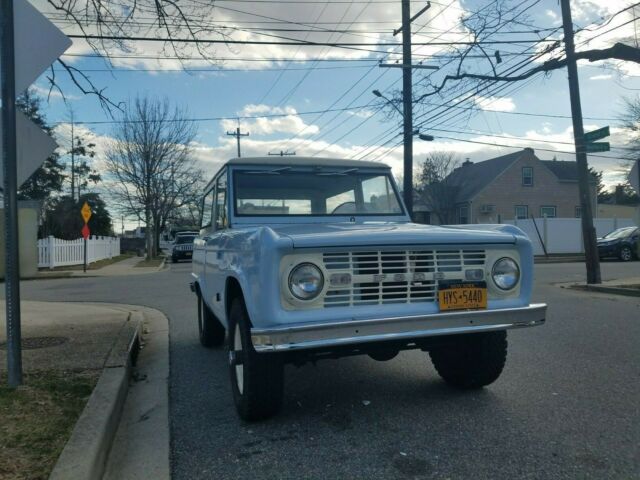 1966 acadian blue Ford Bronco suv