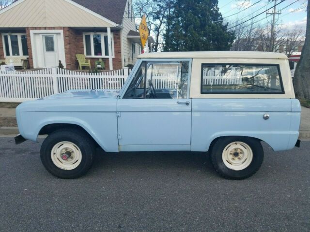 1966 acadian blue Ford Bronco suv