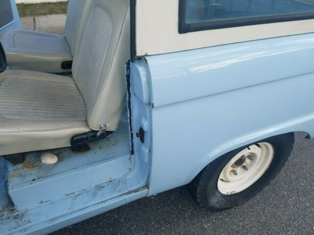 1966 acadian blue Ford Bronco suv
