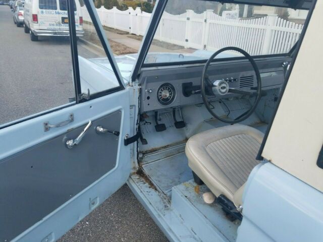 1966 acadian blue Ford Bronco suv