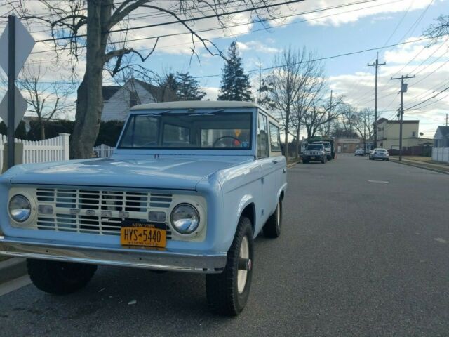 1966 acadian blue Ford Bronco suv