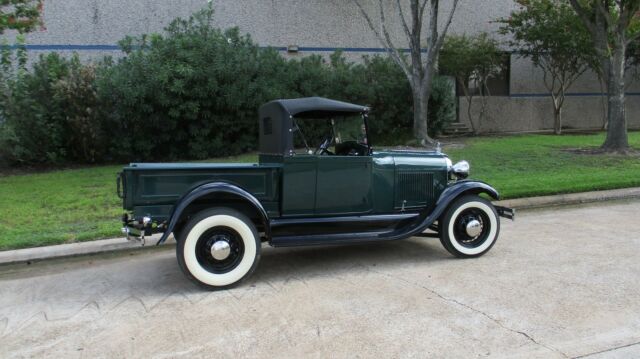 1929 Dark Green Ford Model A Roadster Pickup