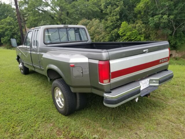 1991 Gray Ford F-350 Crew Cab Pickup