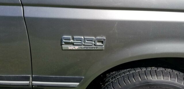 1991 Gray Ford F-350 Crew Cab Pickup