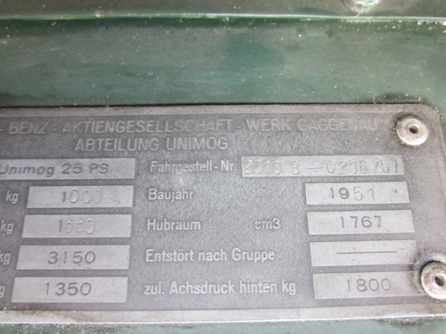 1951 Green Mercedes-Benz 10/25 HP Convertible