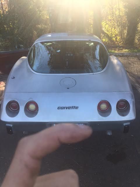 1978 Charcoal Silver and Silver Chevrolet Corvette Coupe