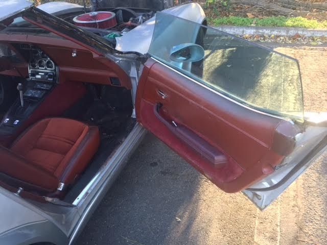 1978 Charcoal Silver and Silver Chevrolet Corvette Coupe