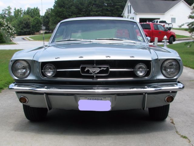 1965 Silver Metallic Ford Mustang Coupe