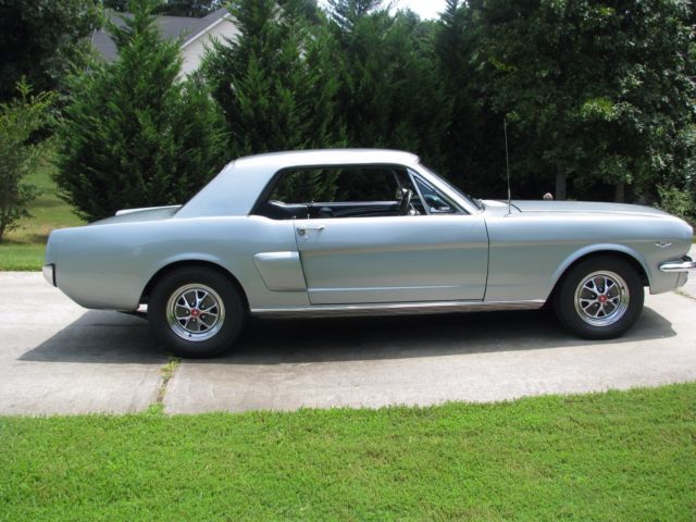 1965 Silver Metallic Ford Mustang Coupe