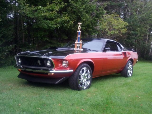 1969 Black and Copper Ford Mustang Fastback