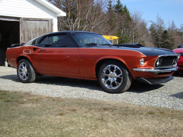 1969 Black and Copper Ford Mustang Fastback