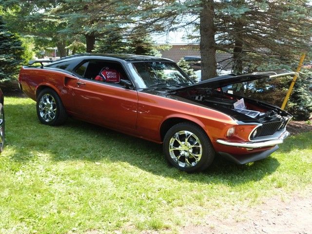 1969 Black and Copper Ford Mustang Fastback