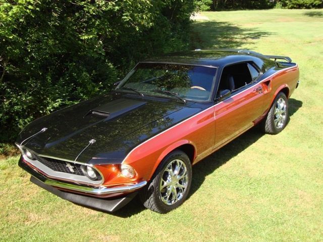 1969 Black and Copper Ford Mustang Fastback