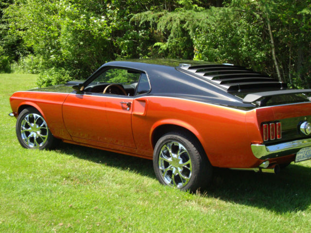 1969 Black and Copper Ford Mustang Fastback