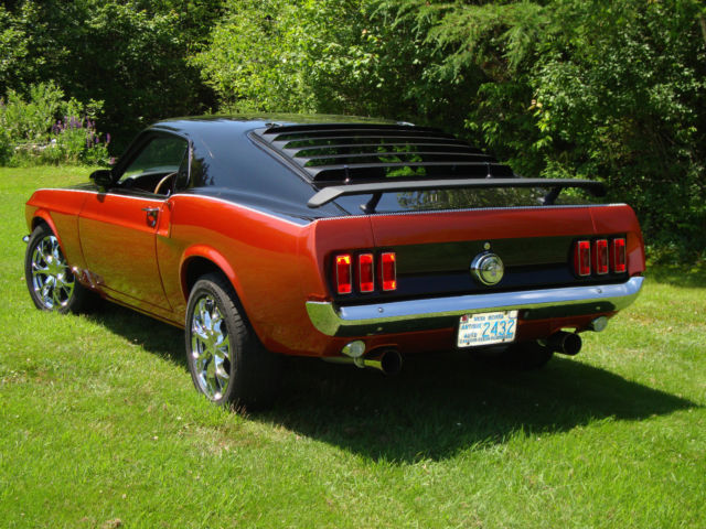 1969 Black and Copper Ford Mustang Fastback
