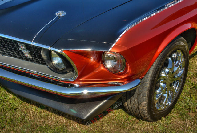 1969 Black and Copper Ford Mustang Fastback