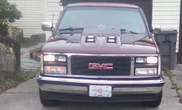 1989 Maroon GMC Sierra 1500