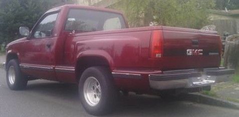 1989 Maroon GMC Sierra 1500