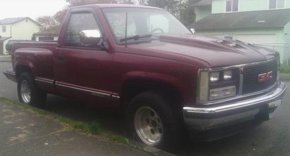 1989 Maroon GMC Sierra 1500