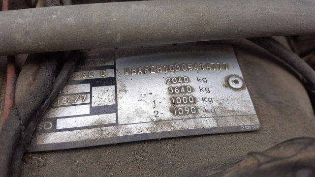 1986 Gray BMW 7-Series Sedan