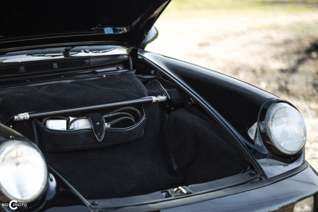1990 Black Porsche 911 Convertible