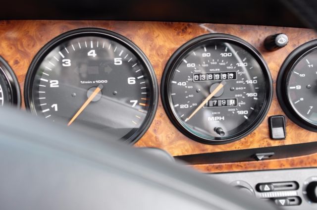 1990 Black Porsche 911 Convertible