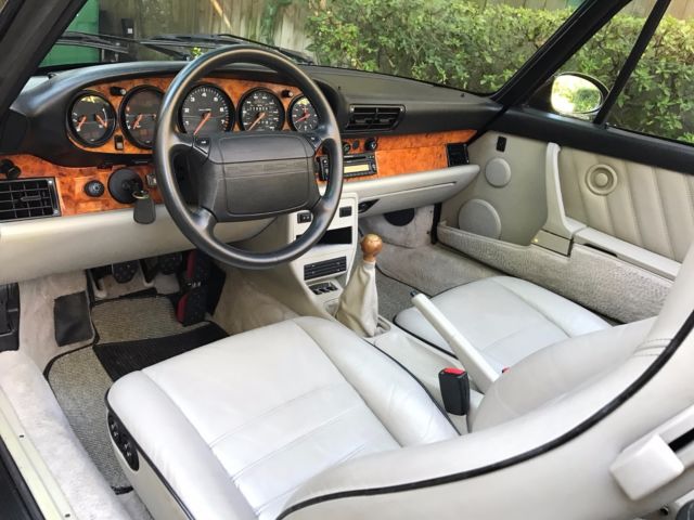 1990 Black Porsche 911 Convertible