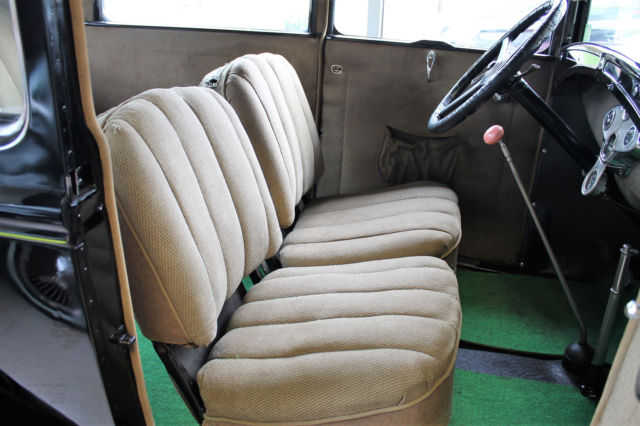 1930 Black Ford Model A Coupe