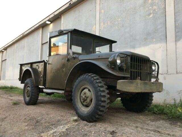 1951 Olive Green Dodge Power Wagon Standard Cab Pickup