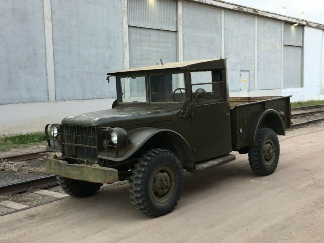 1951 Olive Green Dodge Power Wagon Standard Cab Pickup