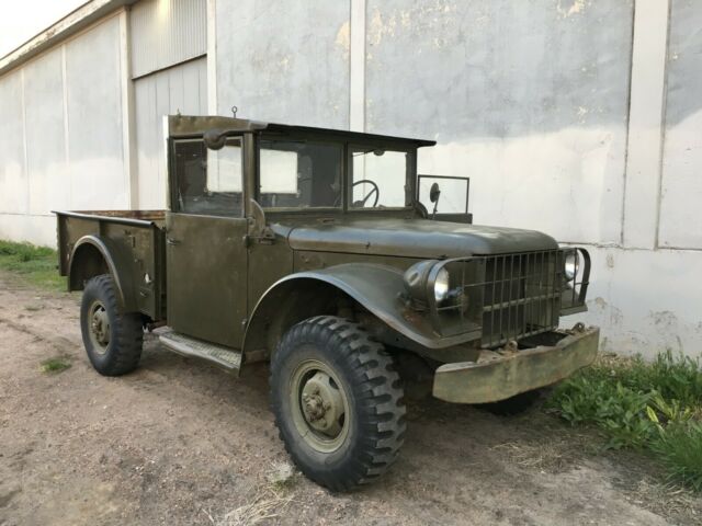 1951 Olive Green Dodge Power Wagon Standard Cab Pickup