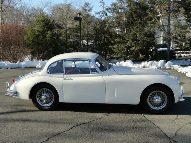 1960 Cream Jaguar XK Coupe