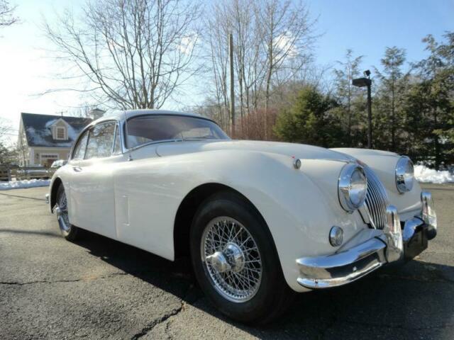 1960 Cream Jaguar XK Coupe