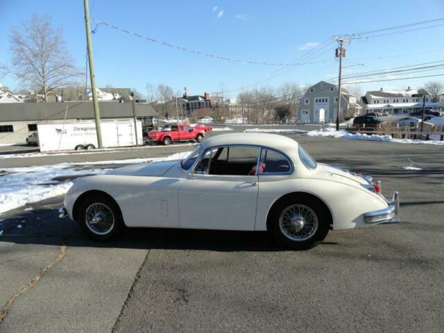1960 Cream Jaguar XK Coupe