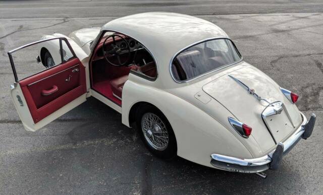 1960 Cream Jaguar XK Coupe