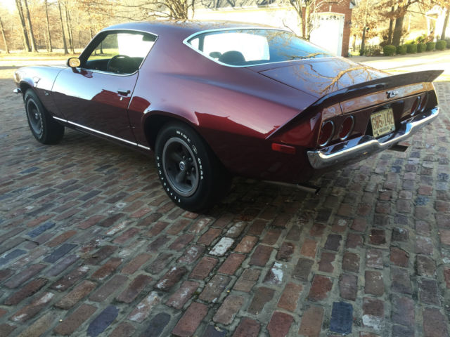 1973 Burgundy Chevrolet Camaro Coupe