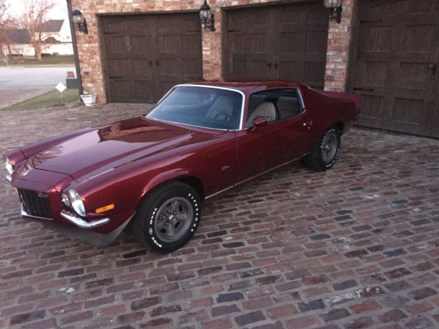 1973 Burgundy Chevrolet Camaro Coupe