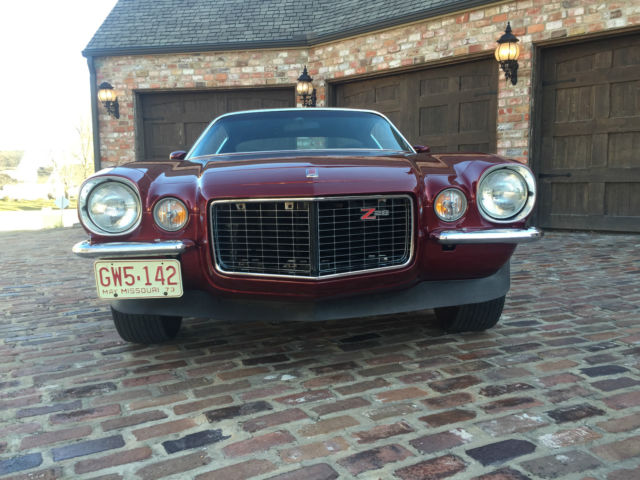 1973 Burgundy Chevrolet Camaro Coupe