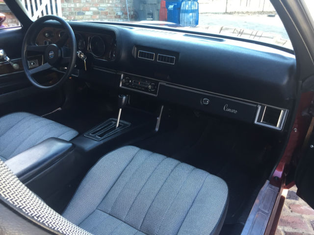 1973 Burgundy Chevrolet Camaro Coupe