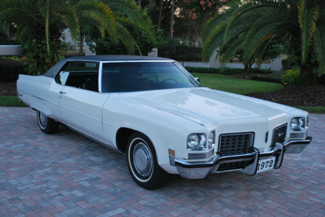 1972 White Oldsmobile Ninety-Eight Coupe