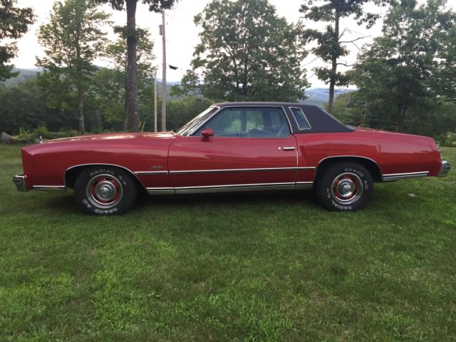 1977 Red Chevrolet Monte Carlo Coupe