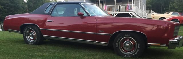 1977 Red Chevrolet Monte Carlo Coupe