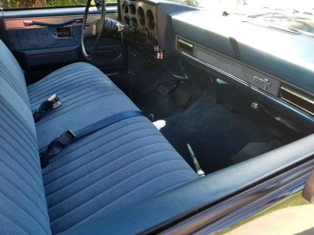 1986 Blue Chevrolet Silverado 1500 SWB