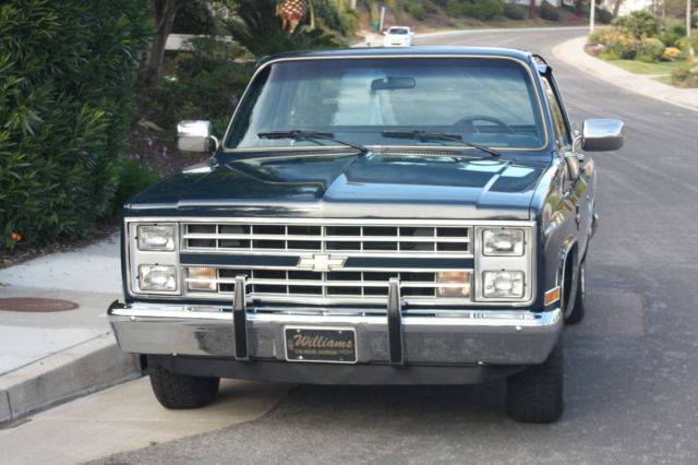 1986 Blue Chevrolet Silverado 1500 SWB