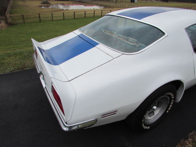 1970 White Pontiac Trans Am Coupe