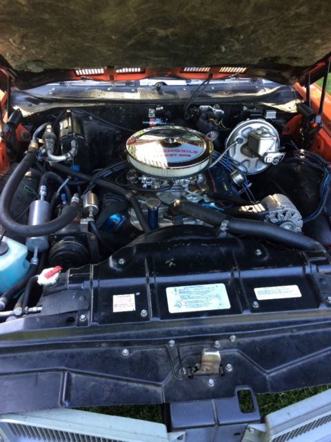 1970 Orange Oldsmobile Cutlass Convertible