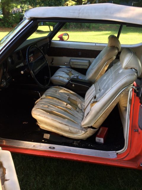 1970 Orange Oldsmobile Cutlass Convertible