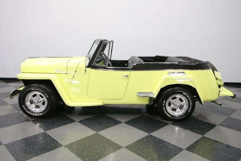 1949 Nassau Cream Willys Jeepster Convertible