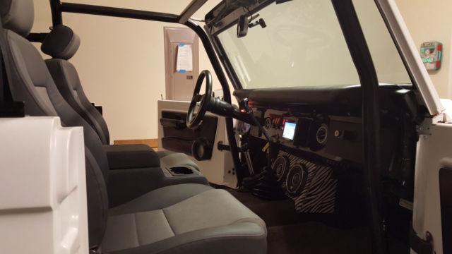 1972 White Ford Bronco Convertible