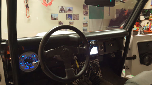 1972 White Ford Bronco Convertible